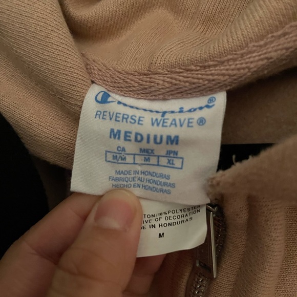 Champion Reverse Weave Full Zip Hoodie, C logo - Picture 3 of 3